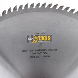 Пильный диск для торцовочных станков 305x30x3.0/2.2 z100 G5 