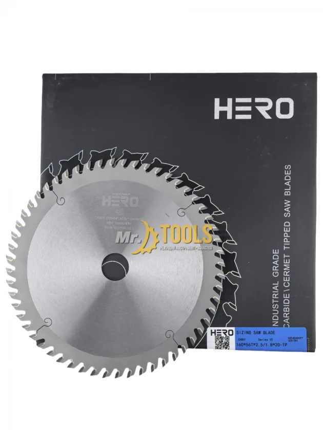 Пильный диск для ДСП 160х2,5х20 Z56 FZ/TR 