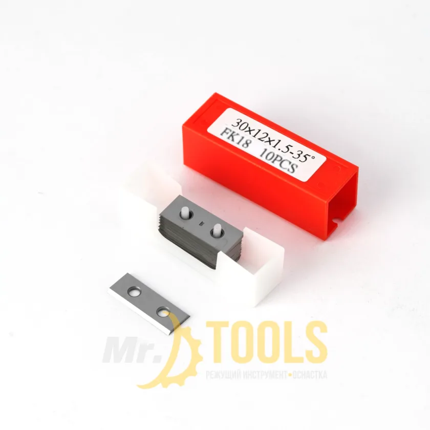 Нож сменный для фрез 30х12х1,5 FK18, для ДСП и МДФ 
