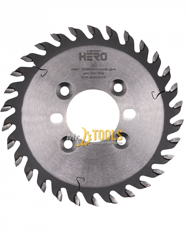 Пильный диск пазовый 120х4.0/3.0х35 z30 FZ 