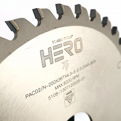 Алмазная подрезная пила 200x4.3/5.5x45 Z36 H=6, коническая 