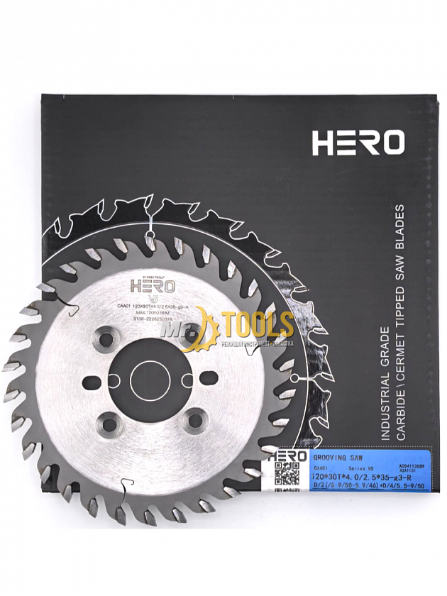 Пильный диск пазовый 120х4.0/3.0х35 z30 FZ 